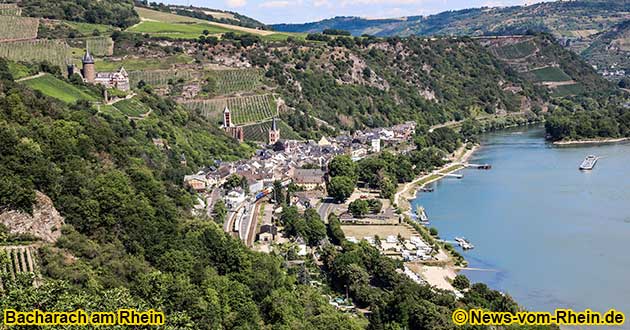In Bacharach am Rhein findet man viele Appartements, Ferienwohnungenm Gstezimmer und Hotelzimmer in den unterschiedlichsten Kategorien vor.